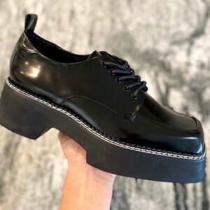 New Jeffrey Campbell Book Apron Derby Shoes